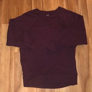 Warm tunic sweatshirt